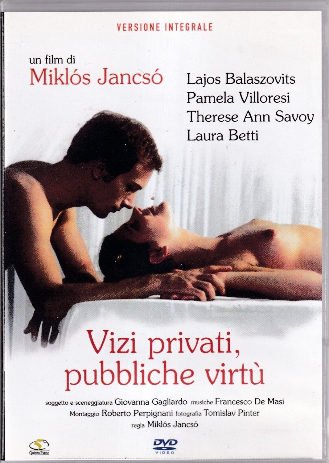 TeknoFilm - DVD – VIZI PRIVATI, PUBBLICHE VIRTU' di Miklós Jancsó (1975) - QUINTO PIANO