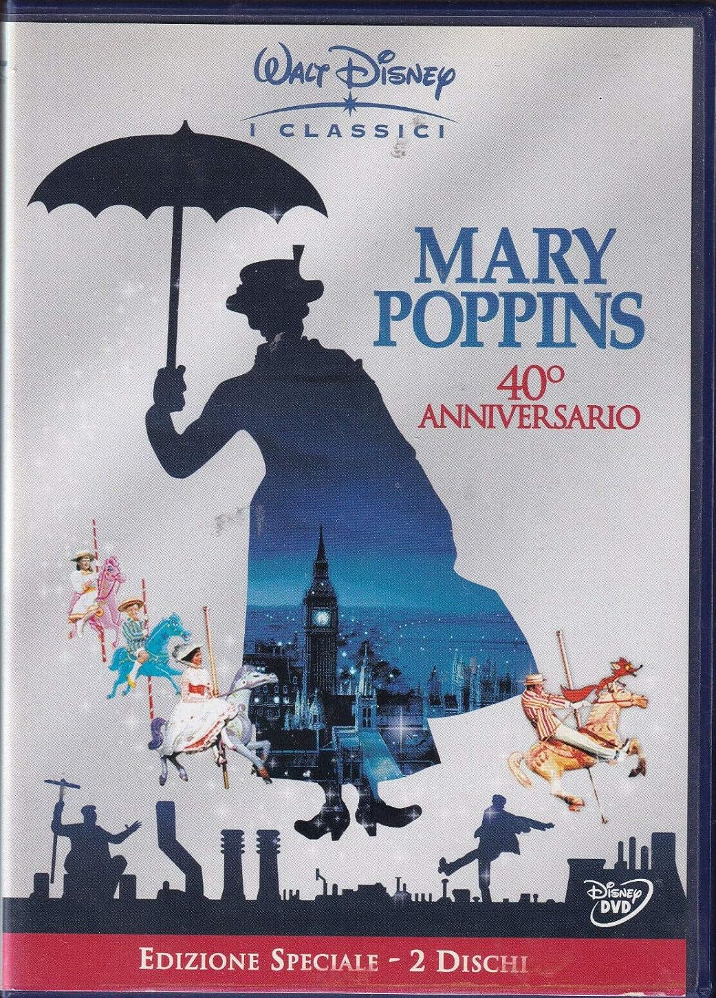 TeknoFilm - 2 DVD (40° Anniversario) – MARY POPPINS di Robert Stevenson e Hamilton Luske (1964) - BUENA VISTA
