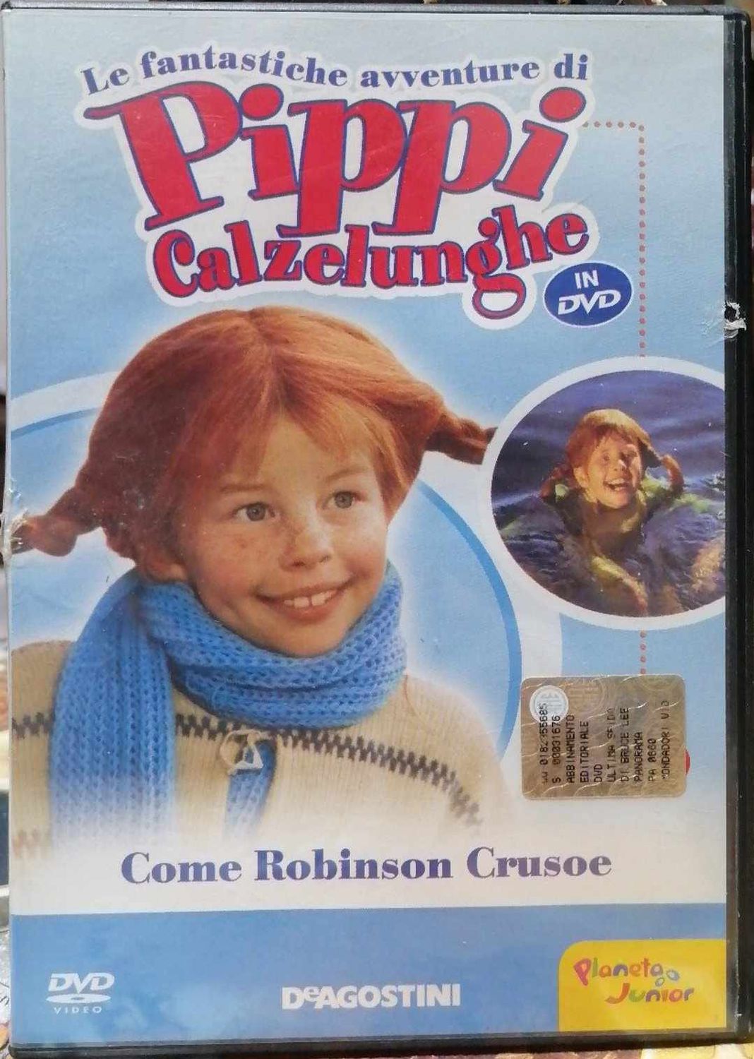 TeknoFilm – DVD – LE FANTASTICHE AVVENTURE DI PIPPI CALZELUNGHE Vol. 11 - COME ROBINSON CRUSOE di Olle Hellbom (1969) - DE AGOSTINI