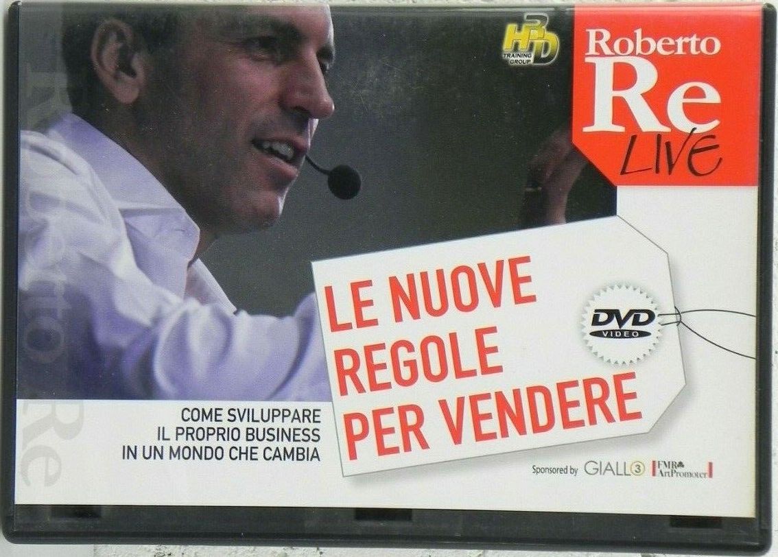 TeknoFilm – DVD – ROBERTO RE LIVE - LE NUOVE REGOLE PER VENDERE (2008) - HRD