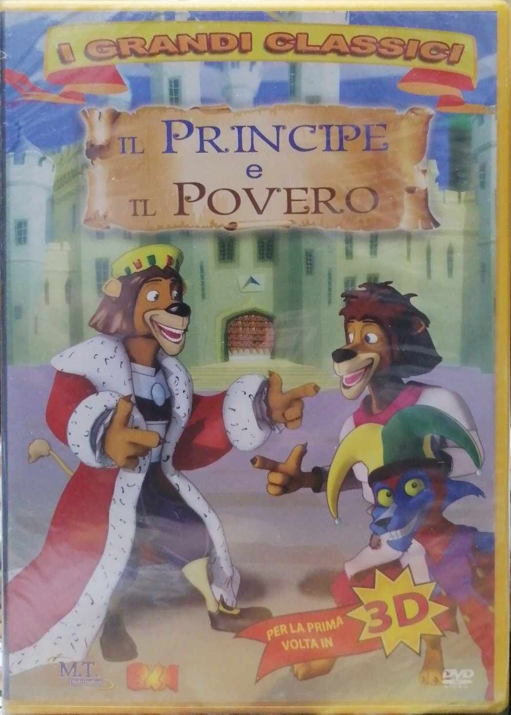 TeknoFilm - DVD (Versione 3D) – IL PRINCIPE E IL POVERO dal racconto di Mark Twain (2007) - BKN