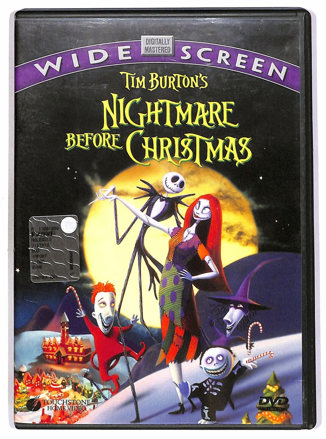 TeknoFilm - DVD – Tim Burton's: NGIHTMARE BEFORE CHRISTMAS di Henry Selick (1993) - WARNER BROS