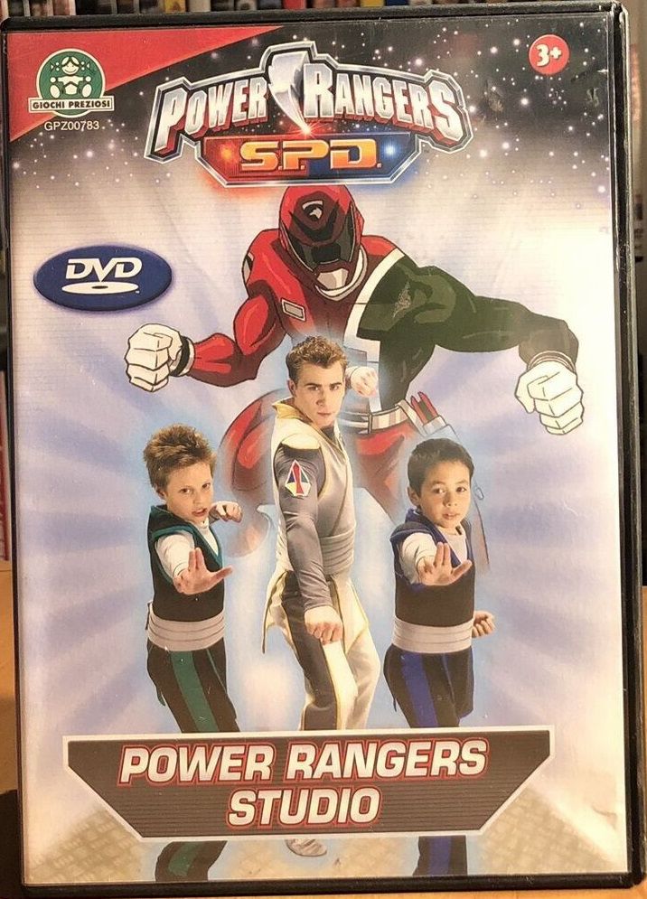 TeknoFilm - DVD - POWER RANGERS S.D.P. - POWER RANGERS STUDIO (Allenati per diventare un vero red ranger! IMPARA LE MOSSE!) - GIOCHI PREZIOSI