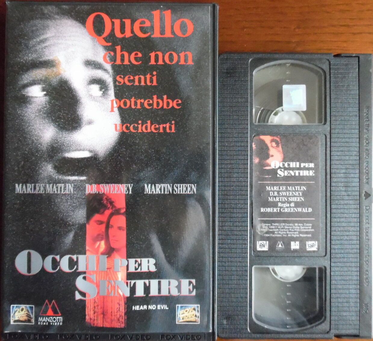 TeknoFilm - VHS – OCCHI PER SENTIRE di Robert Greenwald (1993) - 20TH CENTURY FOX (INEDITO IN DVD)