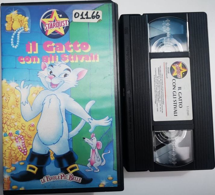 TeknoFilm - VHS – IL GATTO CON GLI STIVALI di A.A.V.V. (1988) - STARDUST (INEDITO IN DVD)