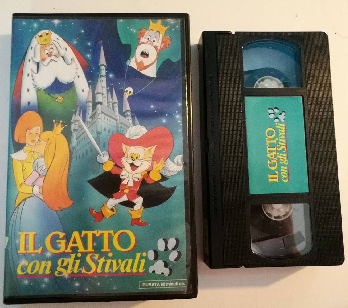 TeknoFilm - VHS – IL GATTO CON GLI STIVALI di A.A.V.V. (1991) - A&S (INEDITO IN DVD)