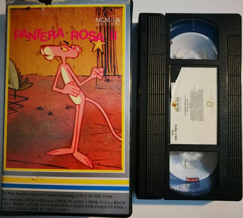 TeknoFilm - VHS – LA PANTERA ROSA Volume II (9 Episodi) di A.A.V.V. (1964) - MGM (INEDITO IN DVD)