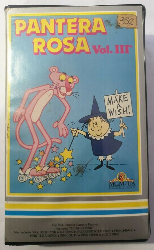 TeknoFilm - VHS – LA PANTERA ROSA Volume III (9 Episodi) di A.A.V.V. (1964) - MGM (INEDITO IN DVD)