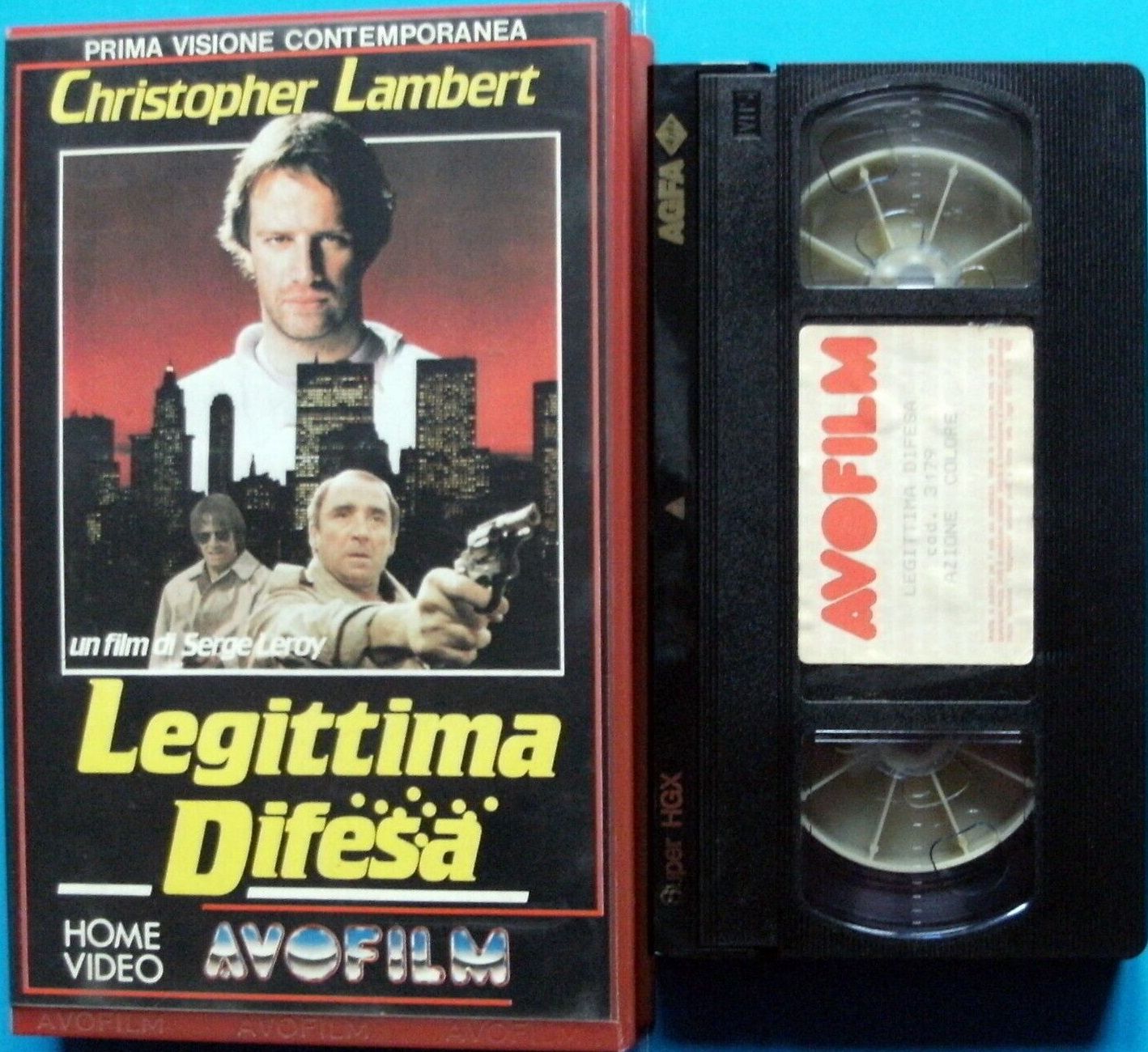 TeknoFilm - VHS – LEGITTIMA DIFESA di Serge LeRoy (1982) - AVOFILM (INEDITO IN DVD)