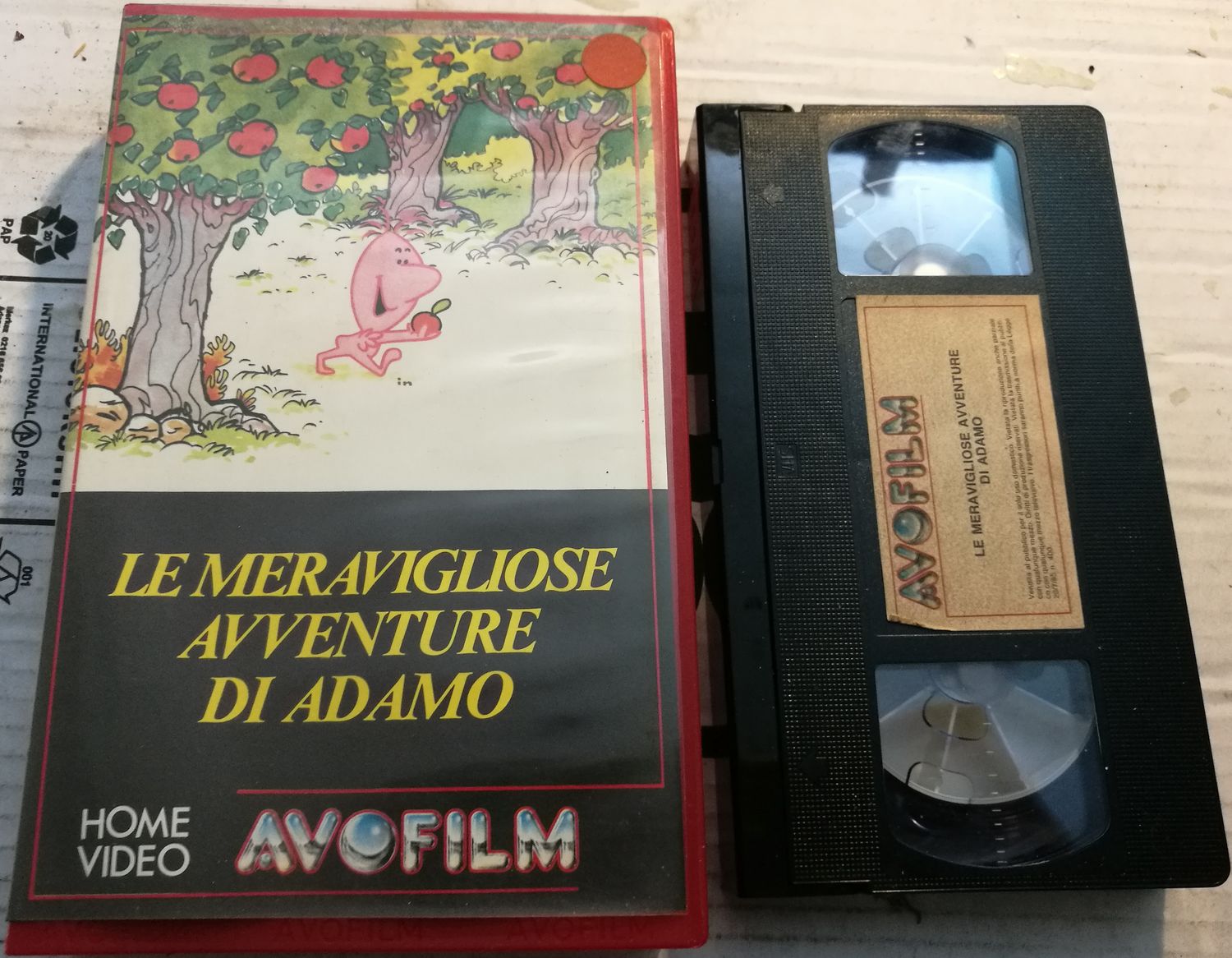 TeknoFilm - VHS – LE MERAVIGLIOSE AVVENTURE DI ADAMO di A.A.V.V. (1986) - AVOFILM (INEDITO IN DVD)