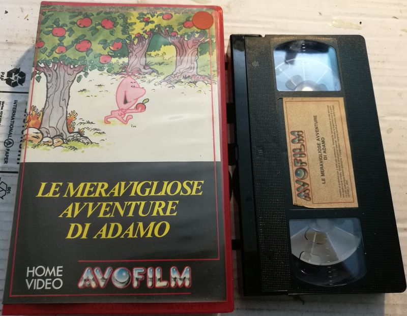 TeknoFilm - VHS – LE MERAVIGLIOSE AVVENTURE DI ADAMO di A.A.V.V. (1986) - AVOFILM (INEDITO IN DVD)