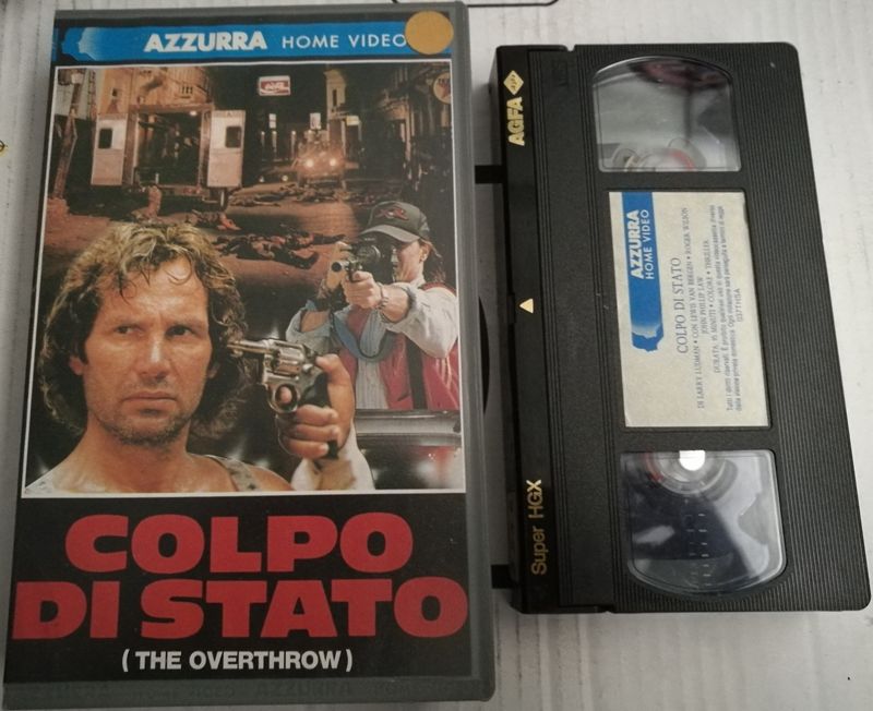 TeknoFilm - VHS – COLPO DI STATO di Larry Ludman (1987) - AZZURRA HOME VIDEO (INEDITO IN DVD)
