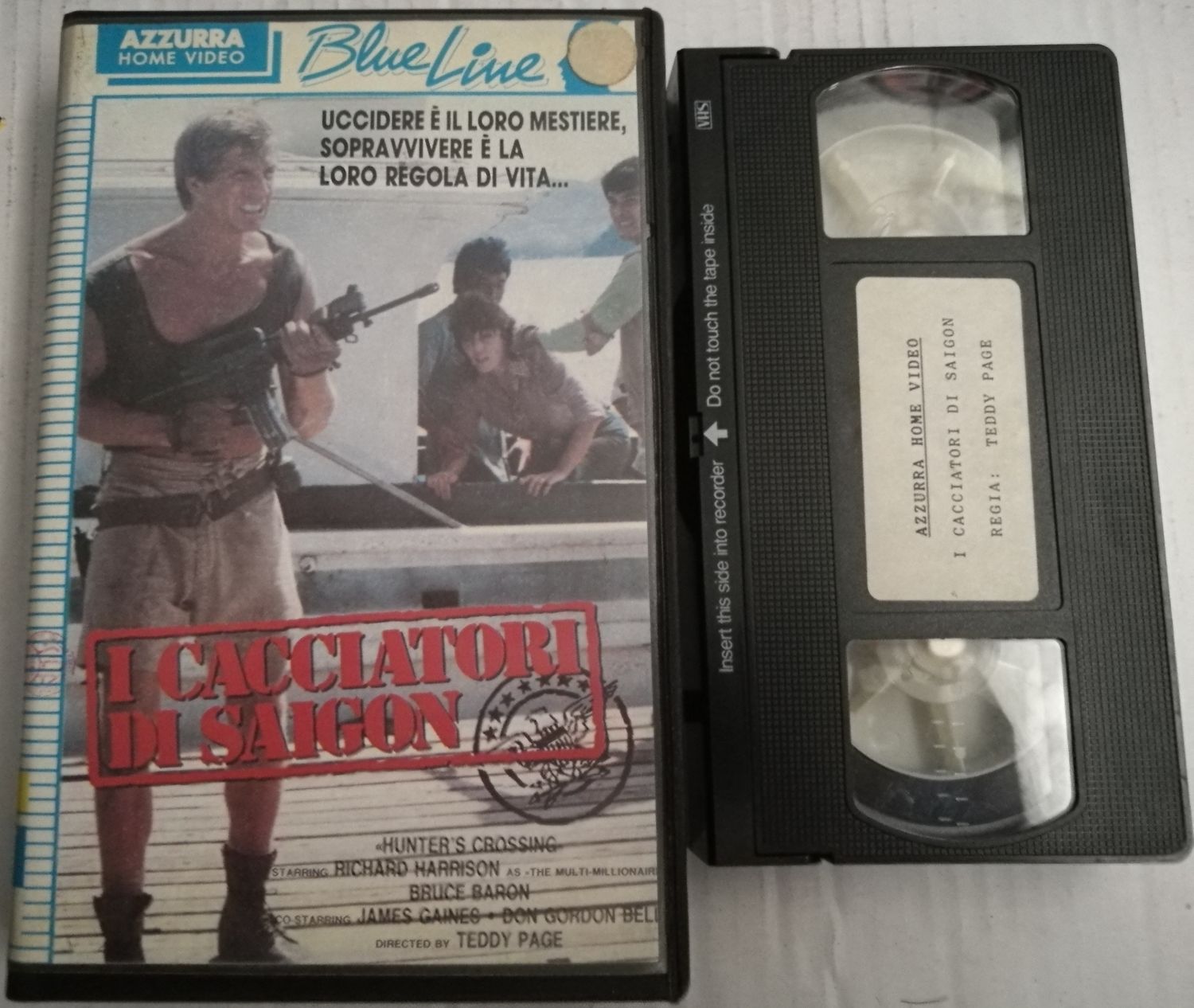 TeknoFilm - VHS – I CACCIATORI DI SAIGON di Teddy Page (1986) - AZZURRA HOME VIDEO (INEDITO IN DVD)