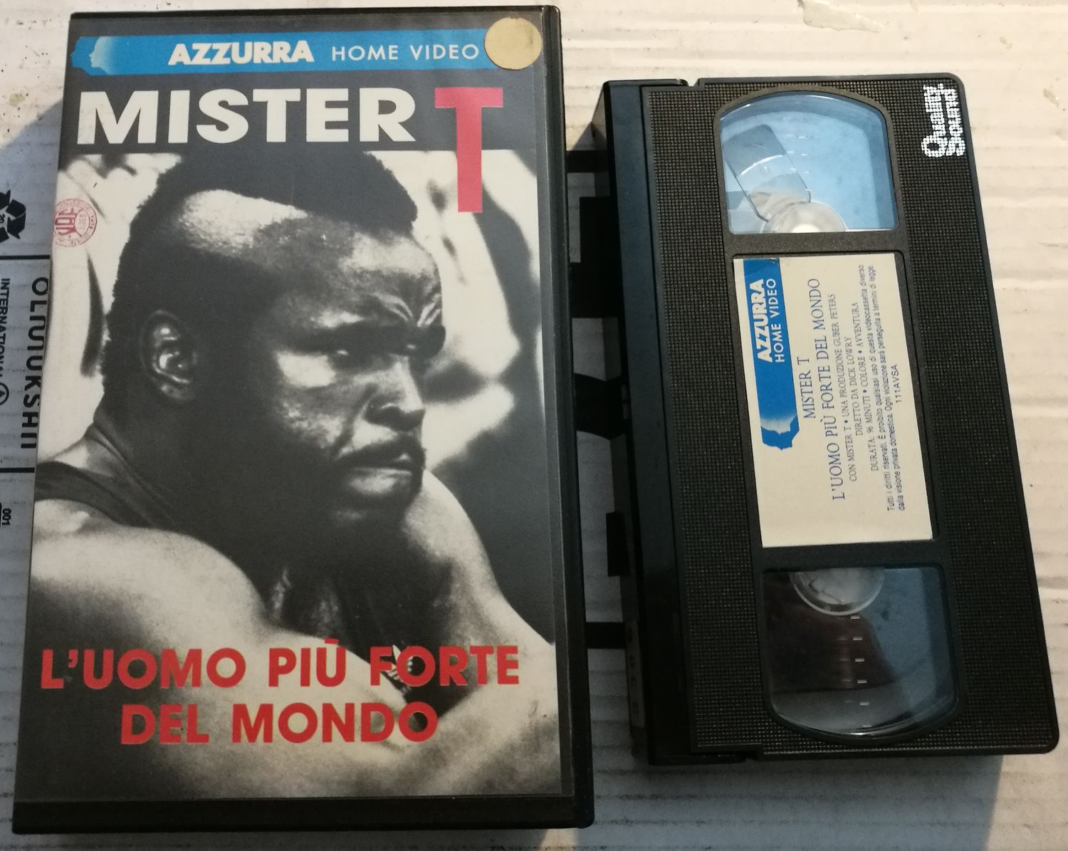 TeknoFilm - VHS – MISTER T - L'UOMO PIU' FORTE DEL MONDO di Dick Lowry (1984) - AZZURRA HOME VIDEO (INEDITO IN DVD)