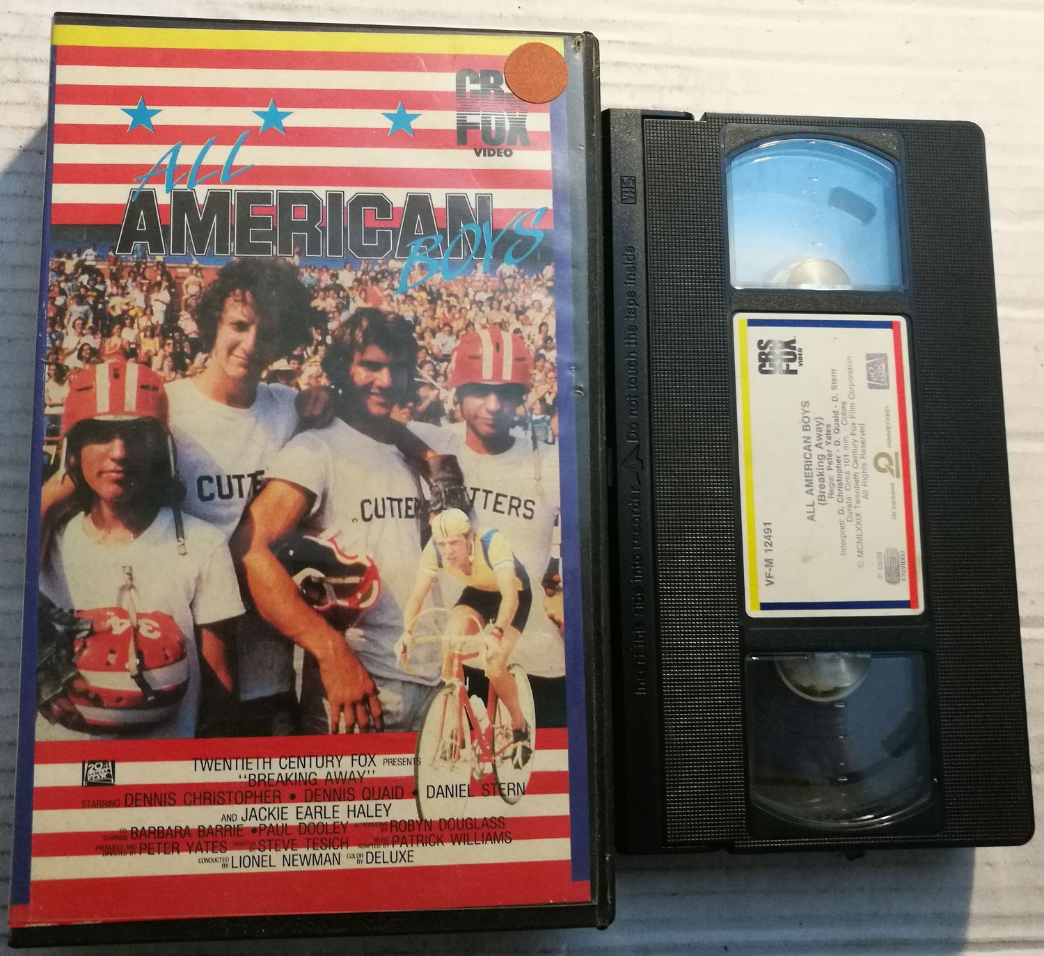 TeknoFilm - VHS – ALL AMERICAN BOYS di Peter Yates (1979) - CBS FOX (INEDITO IN DVD)