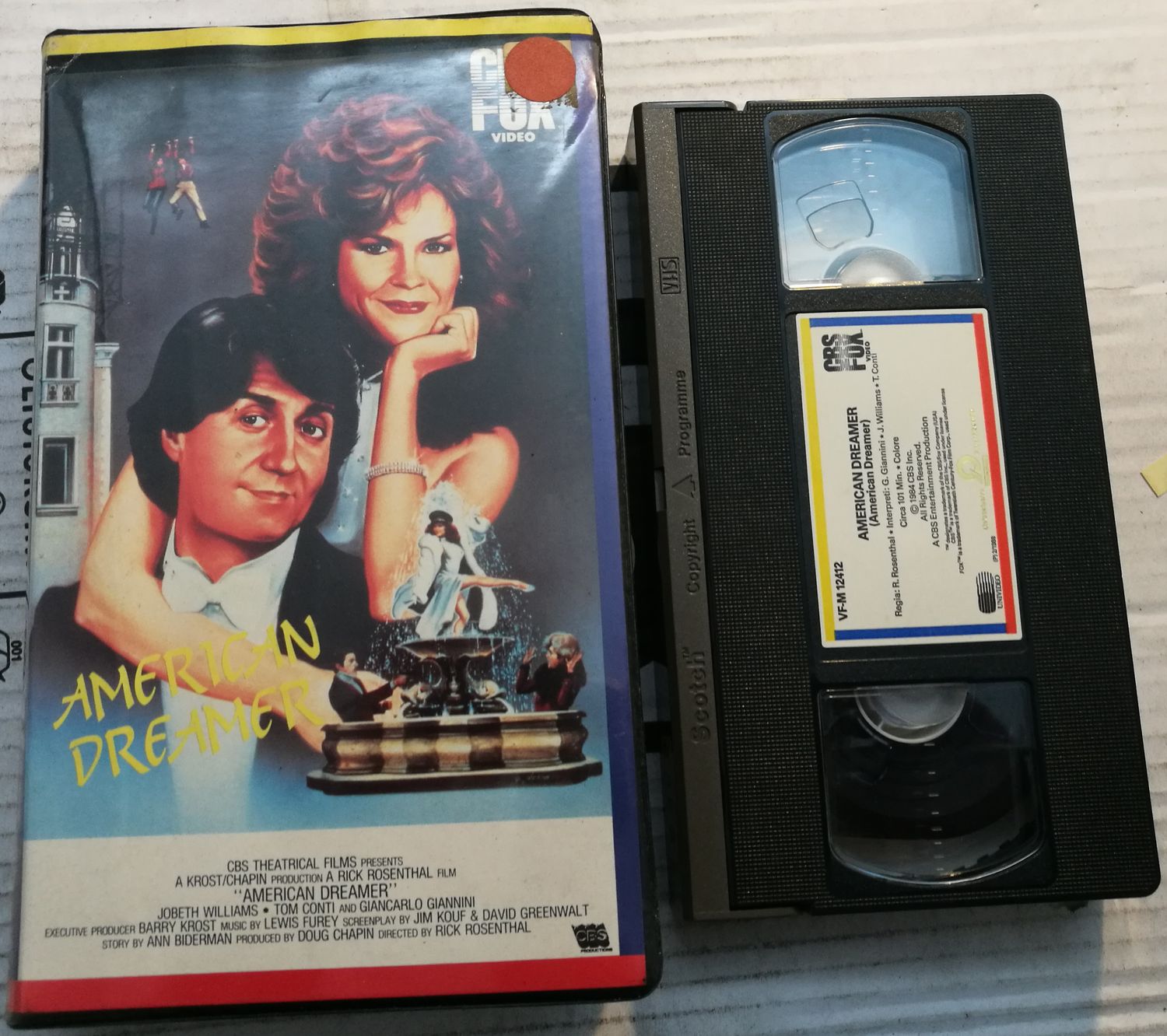 TeknoFilm - VHS – AMERICAN DREAMER di Rick Rosenthal (1984) - CBS FOX (INEDITO IN DVD)