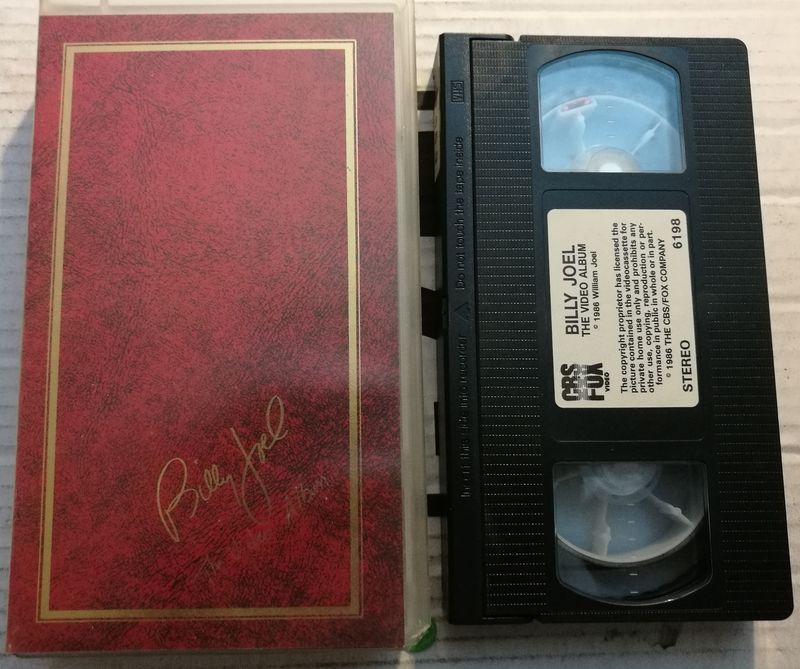 TeknoFilm - 2 VHS – BILLY JOEL - THE VIDEO ALBUM Volume 1 e 2 di A.A.V.V. (1986) - CBS FOX (INEDITO IN DVD)