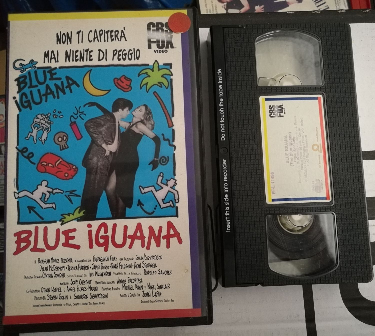 TeknoFilm - VHS – BLUE IGUANA di John Lafia (1988) - CBS FOX (INEDITO IN DVD)