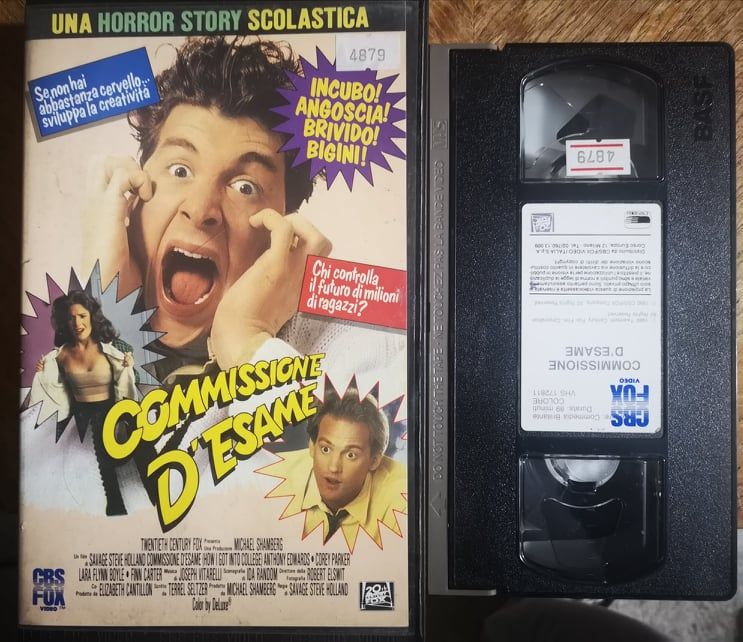 TeknoFilm - VHS – COMMISSIONE D'ESAME di Savage Steve Holland (1989) - CBS FOX (INEDITO IN DVD)