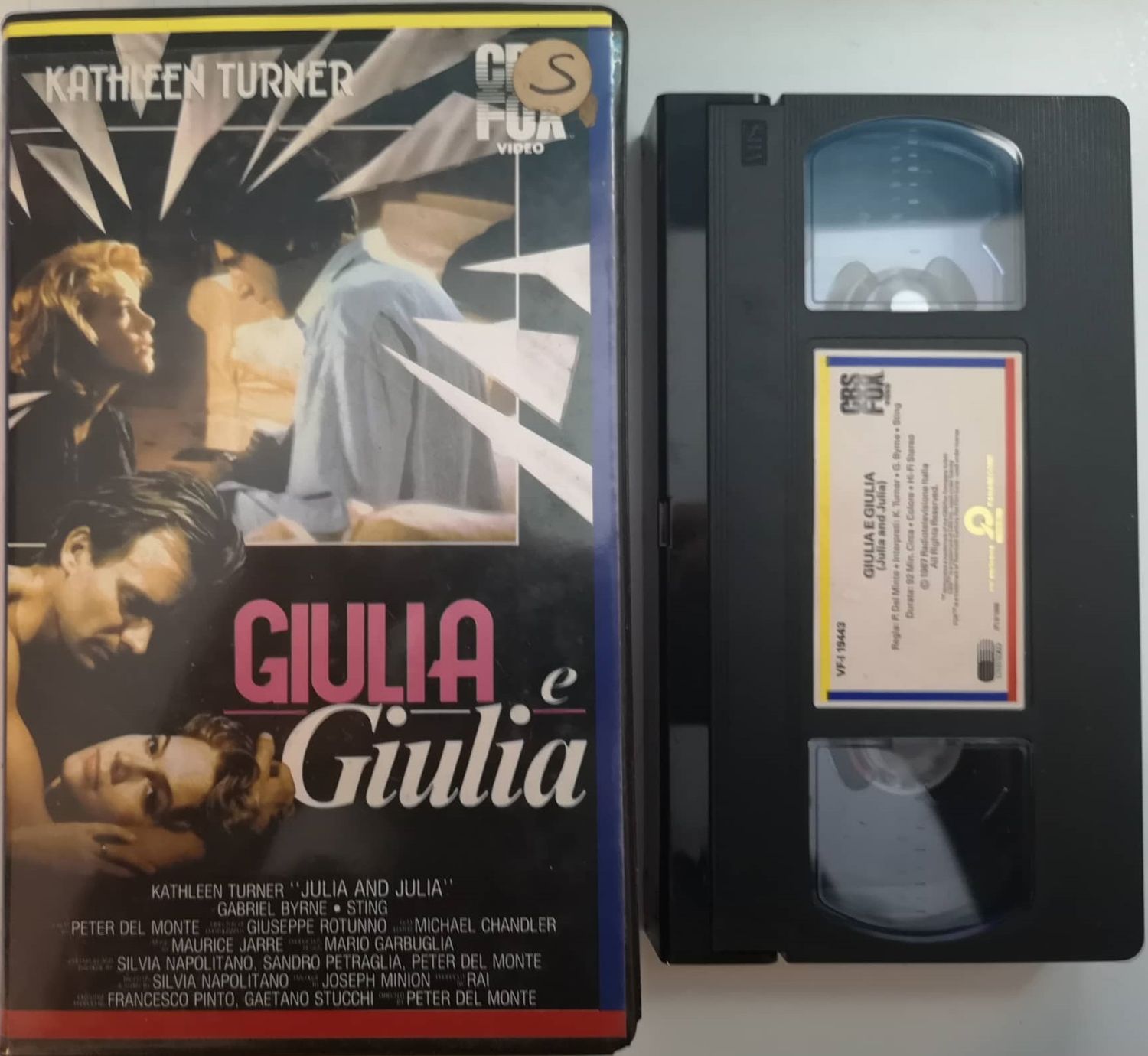 TeknoFilm - VHS – GIULIA E GIULIA di Peter Del Monte (1987) - CBS FOX (INEDITO IN DVD)
