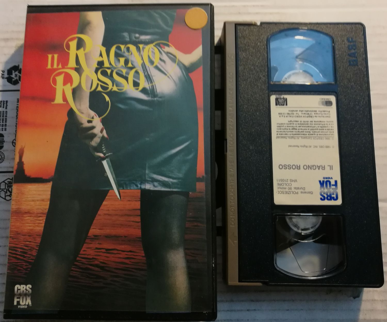 TeknoFilm - VHS – IL RAGNO ROSSO di Jerry Jameson (1988) - CBS FOX (INEDITO IN DVD)
