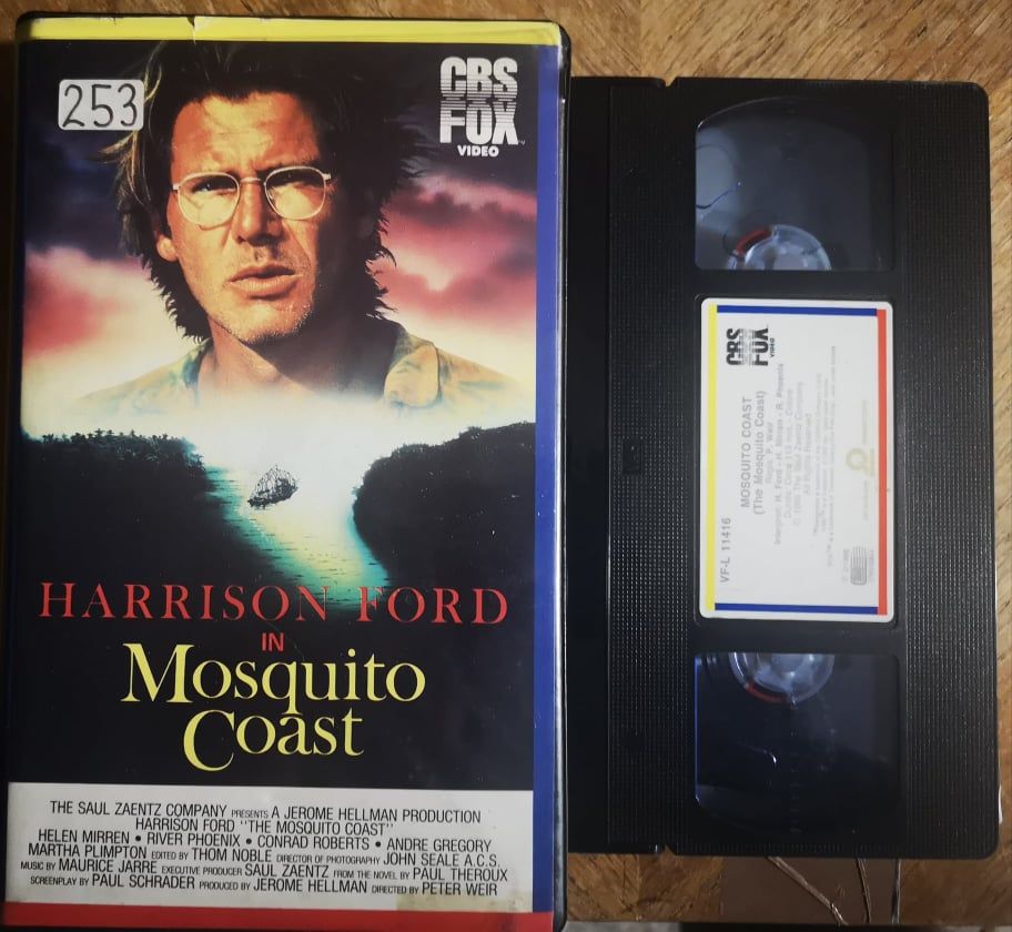 TeknoFilm - VHS – MOSQUITO COAST di Peter Weir (1986) - CBS FOX (INEDITO IN DVD)