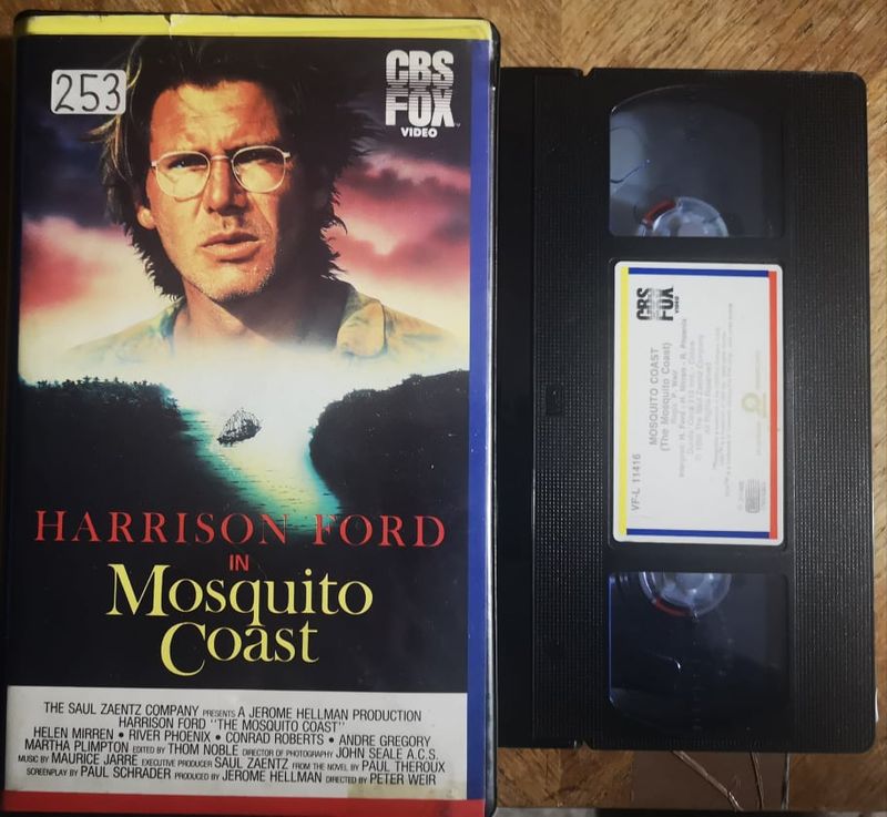 TeknoFilm - VHS – MOSQUITO COAST di Peter Weir (1986) - CBS FOX (INEDITO IN DVD)
