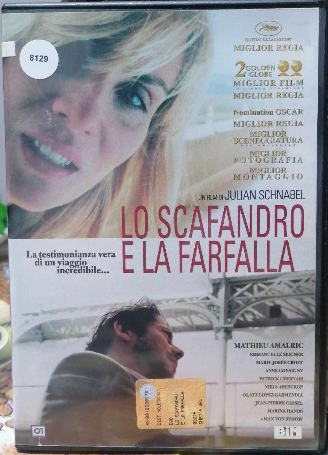 TeknoFilm - DVD –  LO SCAFANDRO E LA FARFALLA (Versione noleggio) di Julian Schnabel (2007) - Q MEDIA