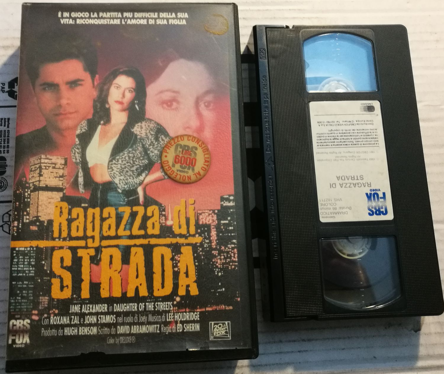 TeknoFilm - VHS – RAGAZZA DI STRADA di Ed Sherin (1989) - CBS FOX (INEDITO IN DVD)