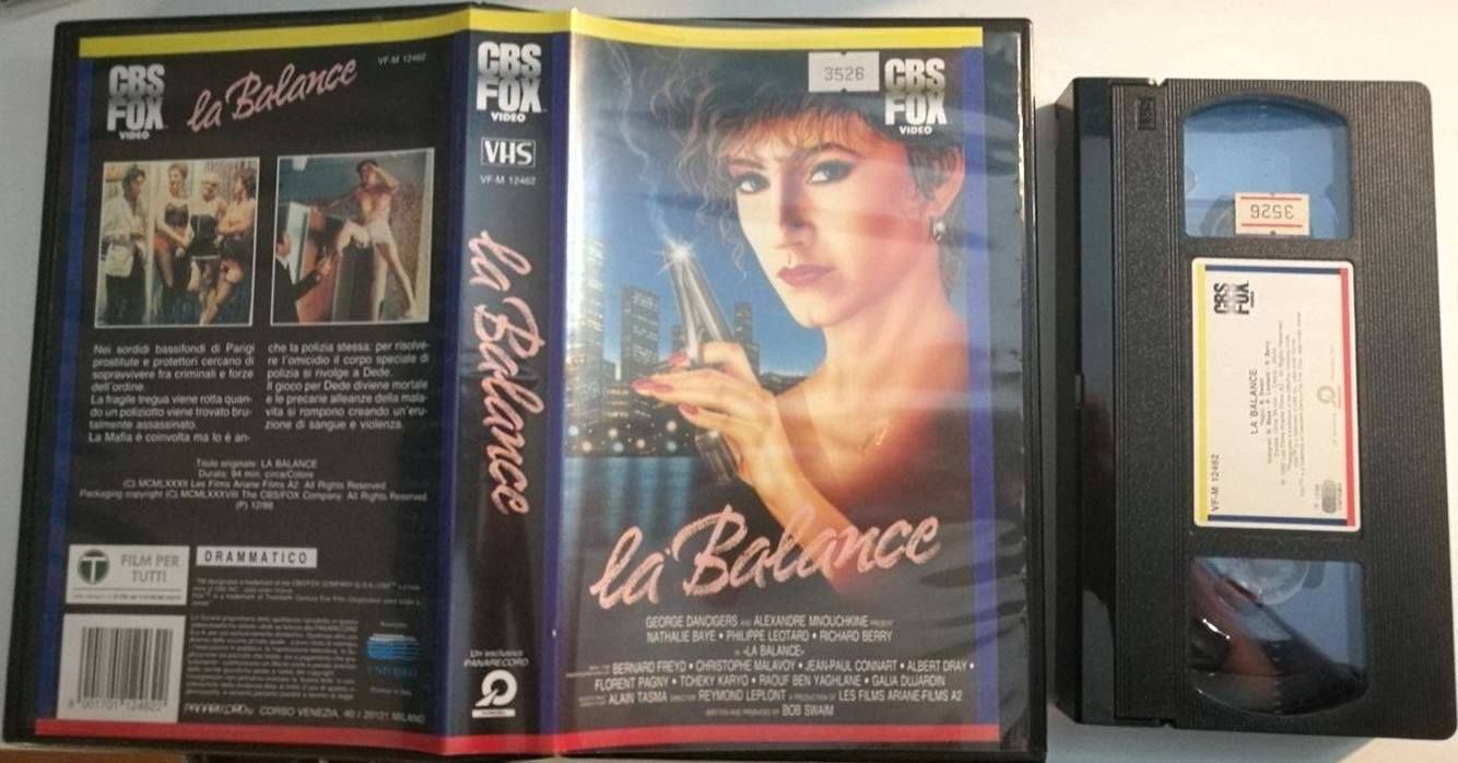 TeknoFilm - VHS – LA BALANCE di Raymond Leplont (1982) - CBS FOX (INEDITO IN DVD)