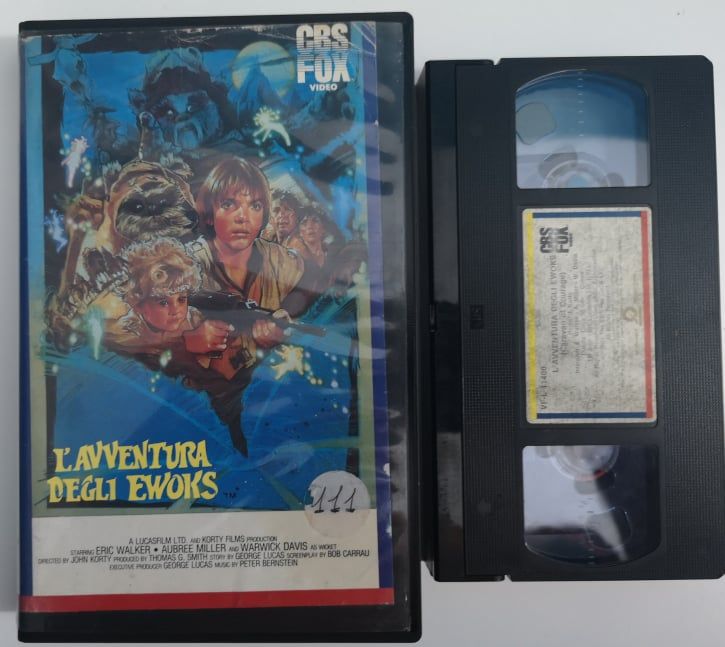 TeknoFilm - VHS (1 EDIZIONE) – L'AVVENTURA DEGLI EWOKS di John Korty (1983) - CBS FOX (INEDITO IN DVD)