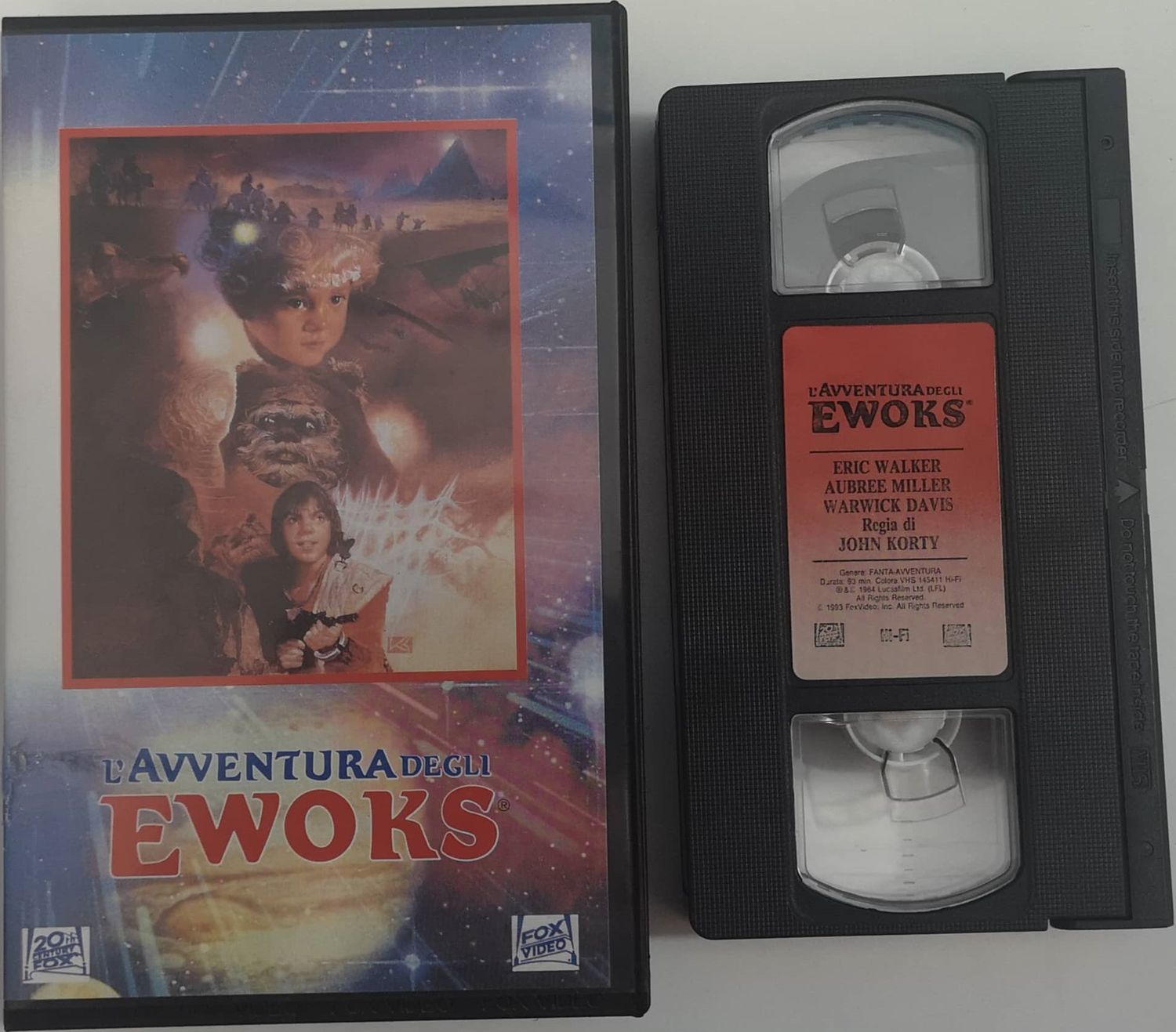 TeknoFilm - VHS (2° EDIZIONE) – L'AVVENTURA DEGLI EWOKS di John Korty (1983) - CBS FOX  (INEDITO IN DVD)