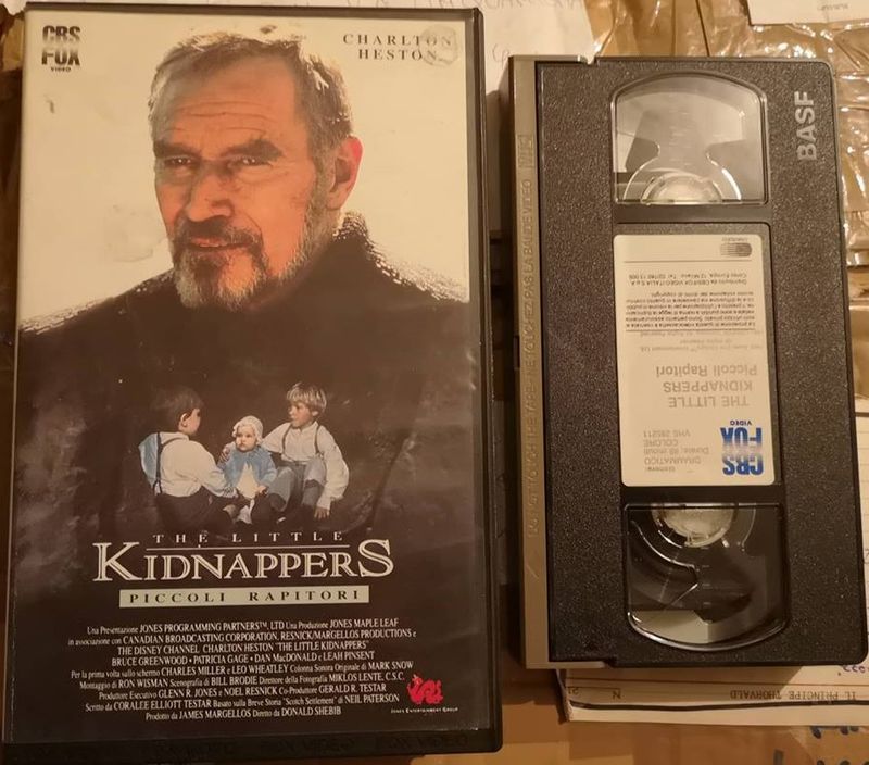 TeknoFilm - VHS – THE LITTLE KIDNAPPERS - PICCOLI RAPINATORI di Donald Shebib (1990) - CBS FOX  (INEDITO IN DVD)