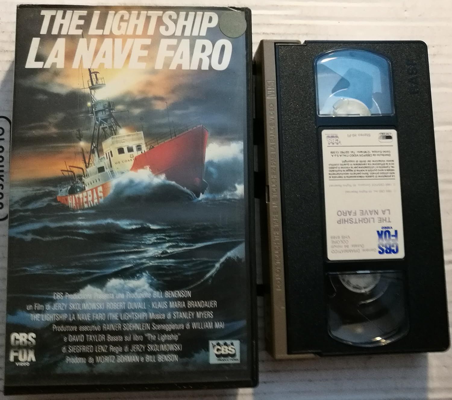 TeknoFilm - VHS – THE LIGHTSHIP - LA NAVE FARO di Jerzy Skolimowski (1985) - CBS FOX  (INEDITO IN DVD)