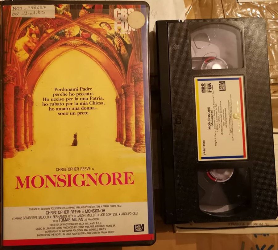 TeknoFilm - VHS – MONSIGNORE di Frank Perry (1982) - CBS FOX  (INEDITO IN DVD)