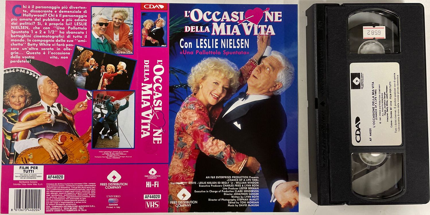 TeknoFilm - VHS – L'OCCASIONE DELLA MIA VITA di Jonathan Sanger (1991) - CDA  (INEDITO IN DVD)
