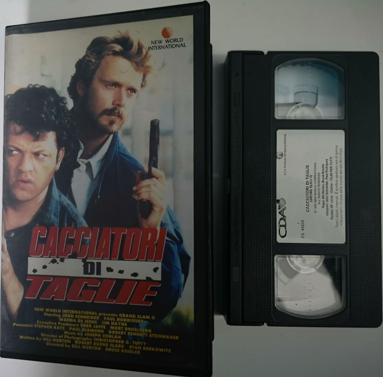TeknoFilm - VHS – CACCIATORI DI TAGLIE di Bill L. Norton e Bruce Kessler (1990) - CDA  (INEDITO IN DVD)