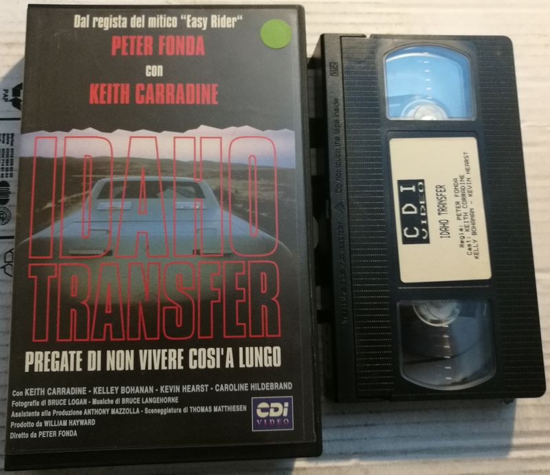 TeknoFilm - VHS – IDAHO TRANSFER di Peter Fonda (1973) - CDI  (INEDITO IN DVD)