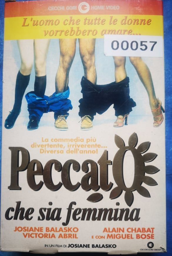 TeknoFilm - VHS – PECCATO CHE SIA FEMMINA di Josiane Balasko (1995) - CECCHI GORI HOME VIDEO (INEDITO IN DVD)