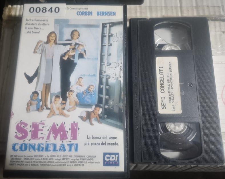 TeknoFilm - VHS – SEMI CONGELATI - LA BANCA DEL SEME PIU' PAZZA DEL MONDO di George Miller (1992) - CDI (INEDITO IN DVD)