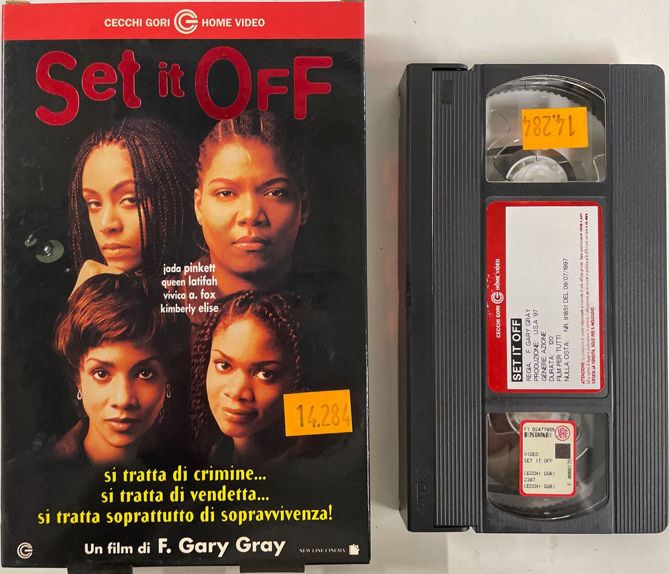 TeknoFilm - VHS – SET IT OFF - FARSI NOTARE di F. Gary Gray (1996) - CECCHI GORI HOME VIDEO (INEDITO IN DVD)