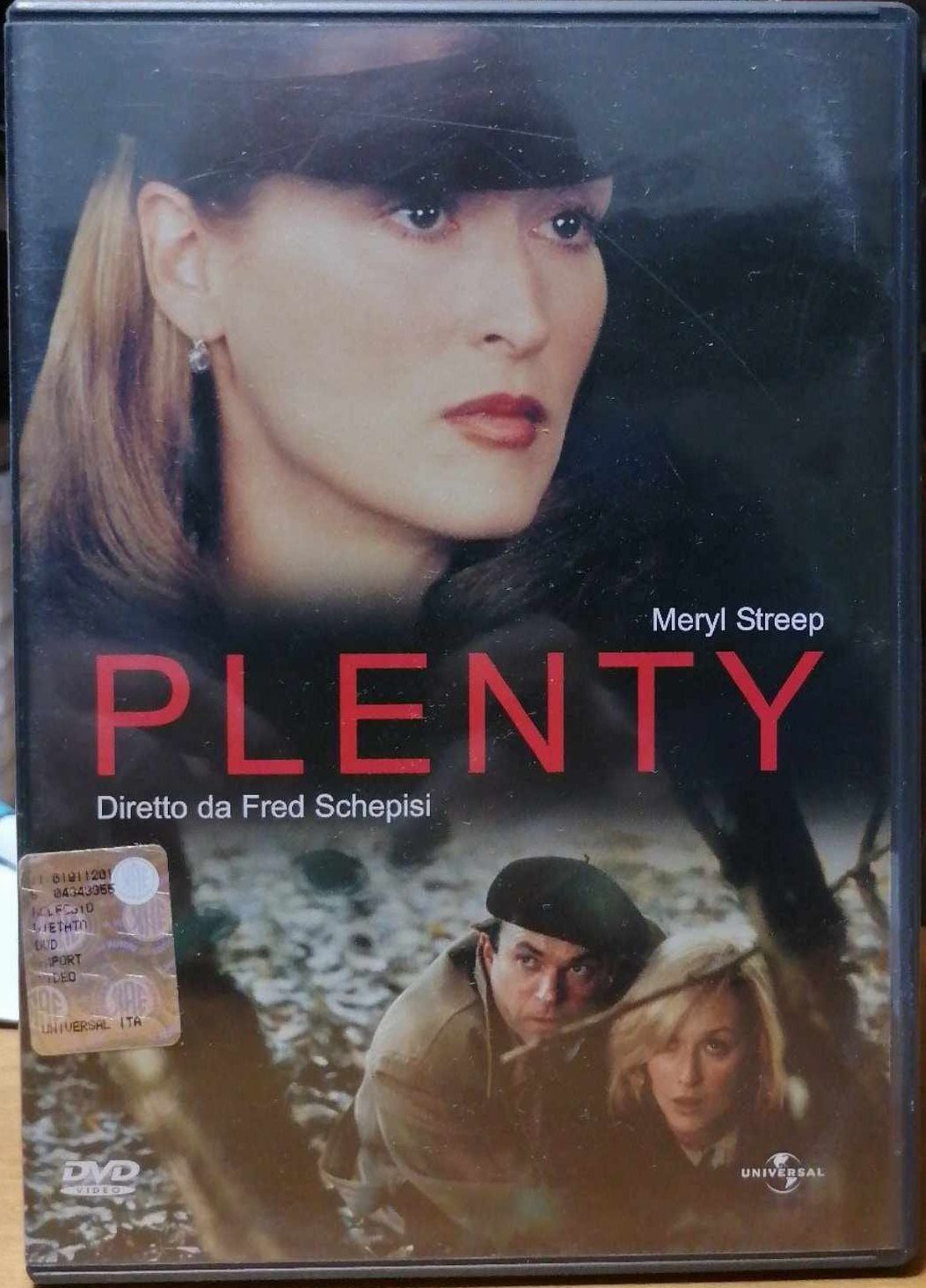 TeknoFilm - DVD – PLENTY di Fred Schepisi (1985) - UNIVERSAL
