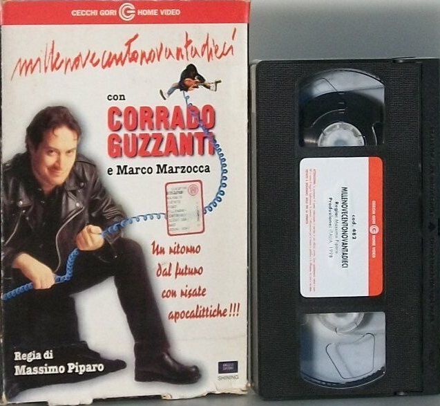 TeknoFilm - VHS – CORRADO GUZZANTI - MILLENOVECENTONOVANTADIECI di Massimo Piparo (1996) - CECCHI GORI HOME VIDEO (INEDITO IN DVD)