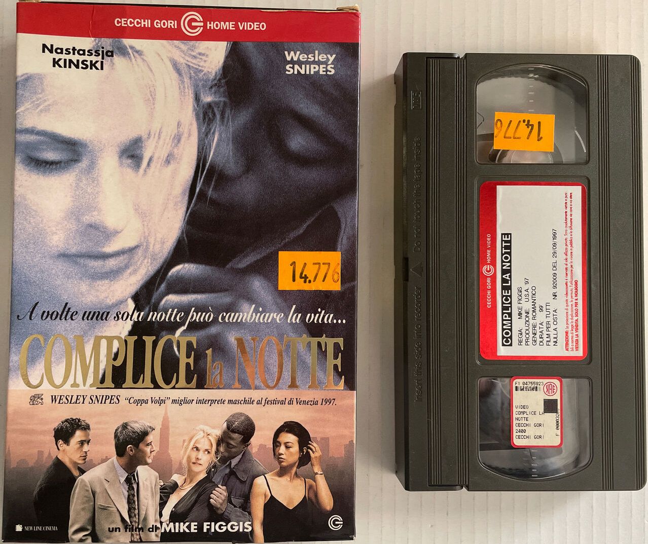 TeknoFilm - VHS – COMPLICE LA NOTTE di Mike Figgis (1997) - CECCHI GORI HOME VIDEO (INEDITO IN DVD)