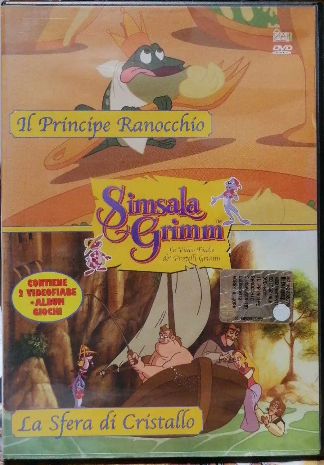 TeknoFilm - DVD - SIMSALA GRIMM - IL PRINCIPE RANOCCHIO + LA SFERA DI CRISTALLO (2002) - HOBBY & WORK
