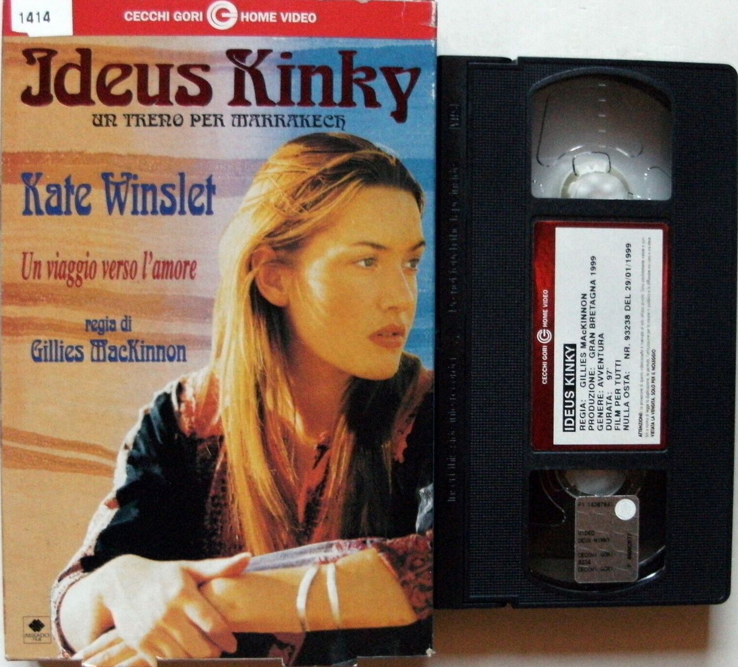 TeknoFilm - VHS – IDEUS KINKY - UN TRENO PER MARRAKECH di Gillies MacKinnon (1998) - CECCHI GORI HOME VIDEO (INEDITO IN DVD)