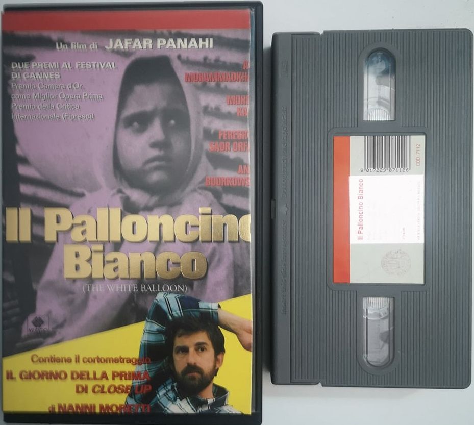 TeknoFilm - VHS (Copertina tagliata) – IL PALLONCINO BIANCO di Jafar Panahi (1995) - CECCHI GORI HOME VIDEO (INEDITO IN DVD)