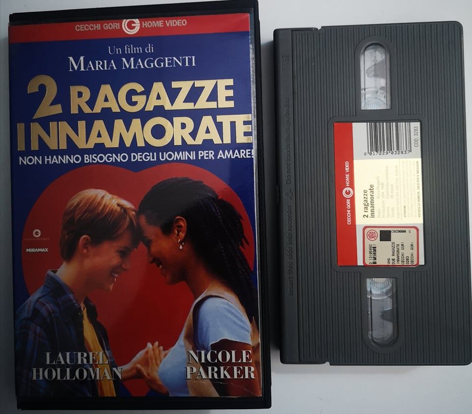 TeknoFilm - VHS (Copertina tagliata) – 2 RAGAZZE INNAMORATE di Maria Maggenti (1996) - CECCHI GORI HOME VIDEO (INEDITO IN DVD)