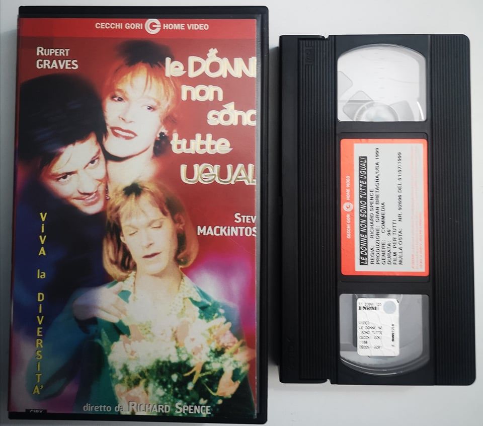 TeknoFilm - VHS (Copertina tagliata) – LE DONNE NON SONO TUTTE UGUALI di Richard Spence (1996) - CECCHI GORI HOME VIDEO (INEDITO IN DVD)