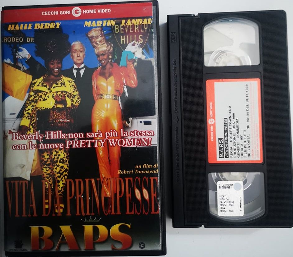 TeknoFilm - VHS (Copertina tagliata) – VITA DA PRINCIPESSE - BAPS di Robert Townsend (1997) - CECCHI GORI HOME VIDEO (INEDITO IN DVD)